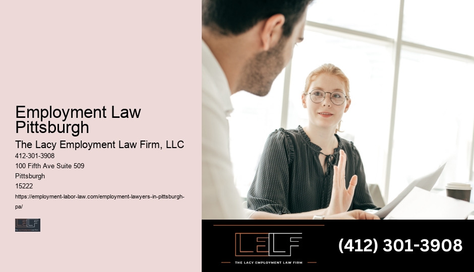 Pittsburgh Employment Lawyer Fee Assistance