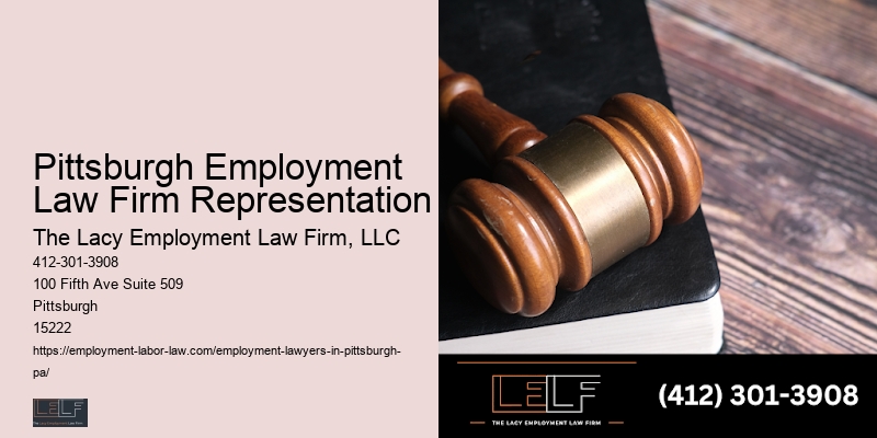 Pittsburgh Employment Law Firm Representation