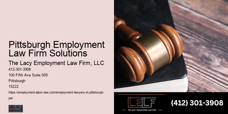 Pittsburgh Employment Law Firm Solutions
