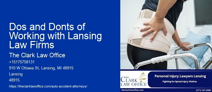 Dos and Donts of Working with Lansing Law Firms