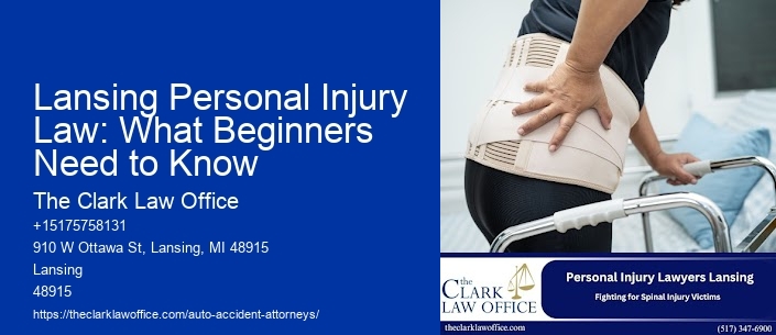 Lansing Personal Injury Law: What Beginners Need to Know